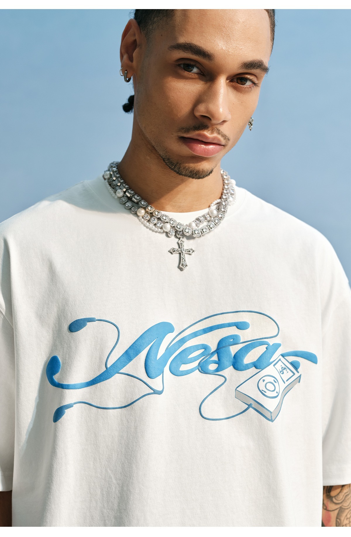 STK SmallTownKid  MP3發泡印花 短袖 T恤