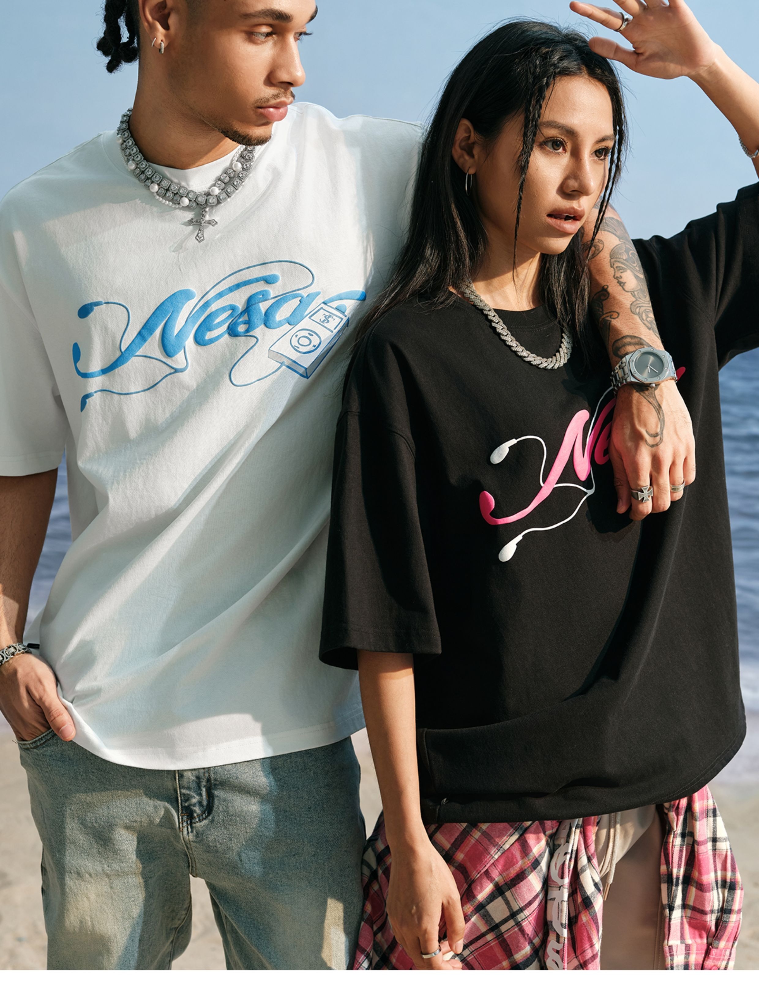 STK SmallTownKid  MP3發泡印花 短袖 T恤