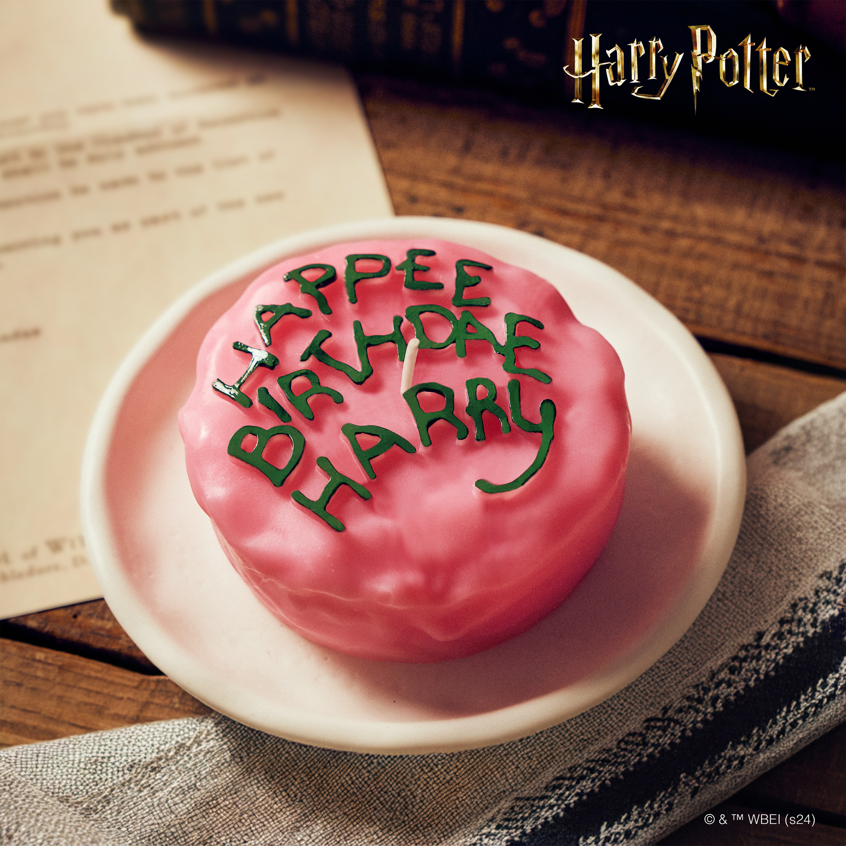 （預購）華納官方授權哈利波特海格生日蛋糕香氛蠟燭