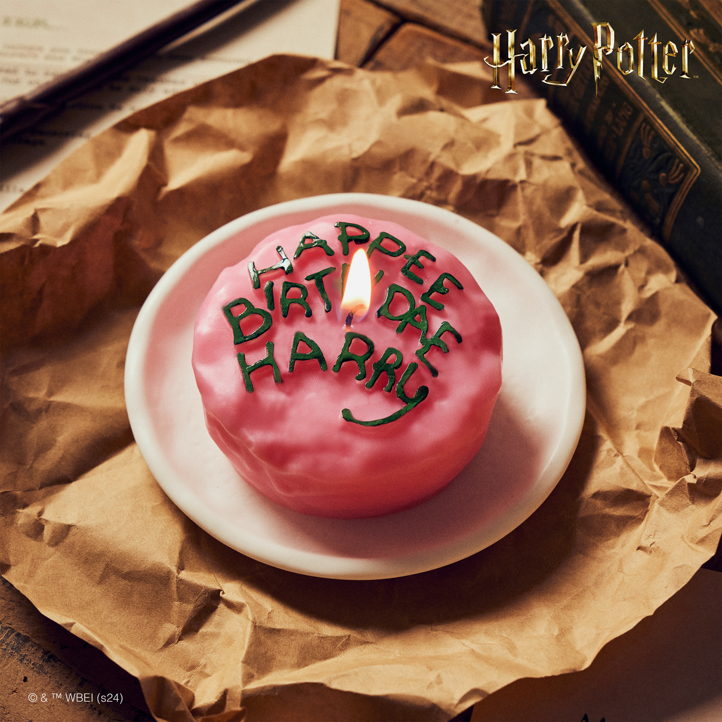 （預購）華納官方授權哈利波特海格生日蛋糕香氛蠟燭