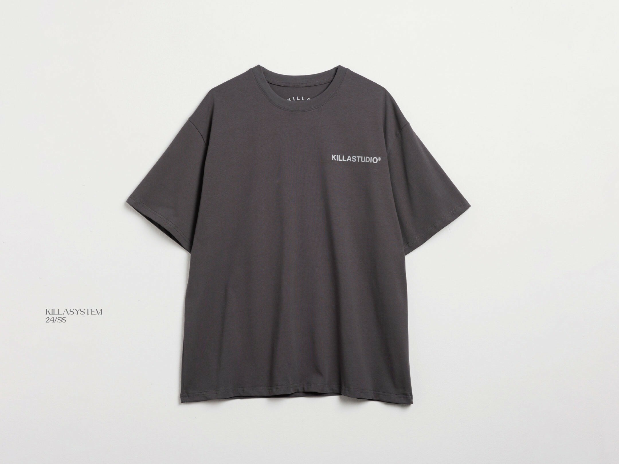 Killa system短袖-3m反光灰色-門市獨賣款