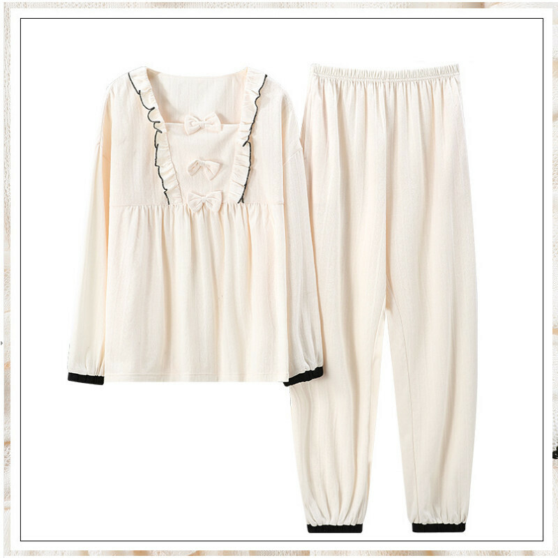 Long sleeve pajama set [M-XXL AM-23364 (pullover)] [Contact customer service to confirm the shipping size after placing an order]