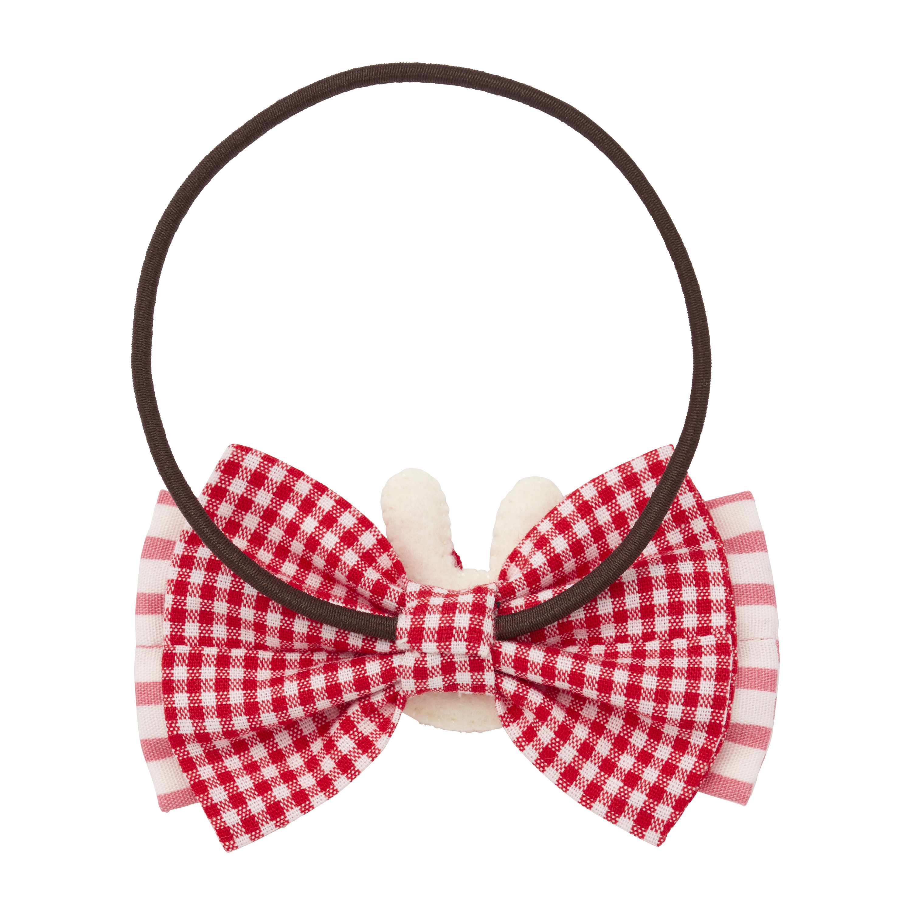 蝴蝶結兔子髮圈