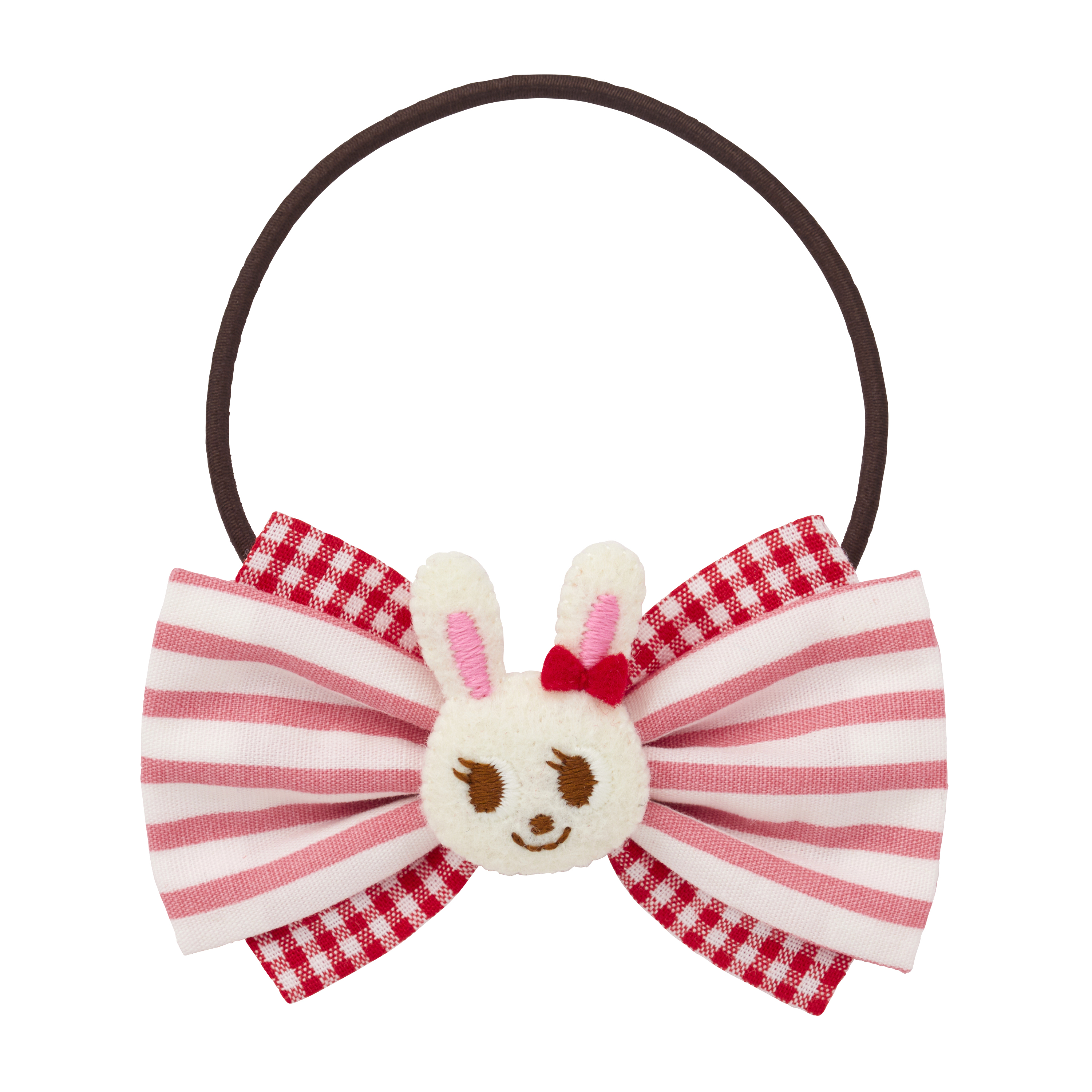 蝴蝶結兔子髮圈