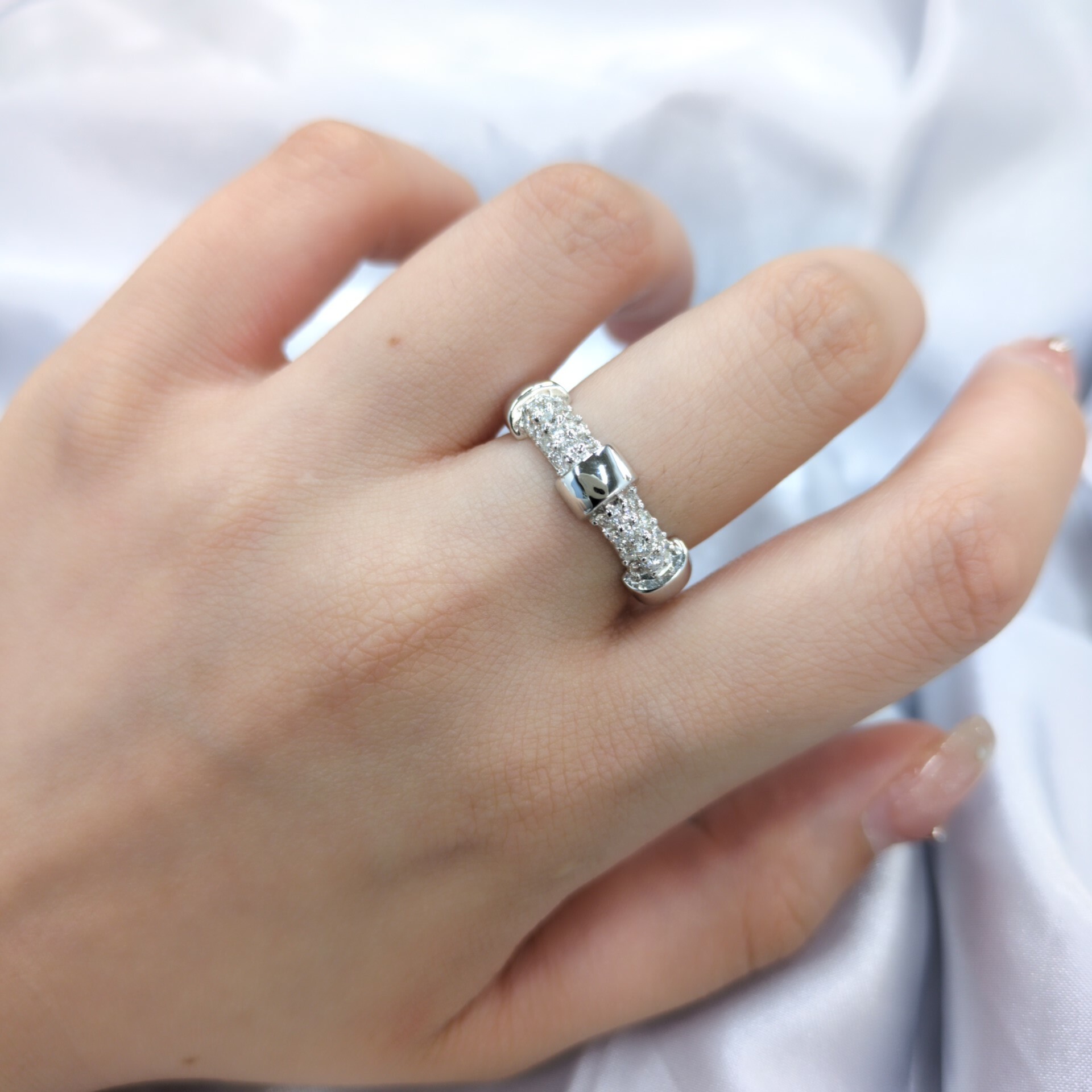 18K White Gold 0.38ct Diamond Ring