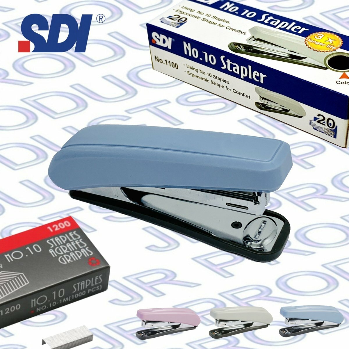 SDI - 台灣手牌 典雅事務型釘書機 #1100 【附10號針】- 1個