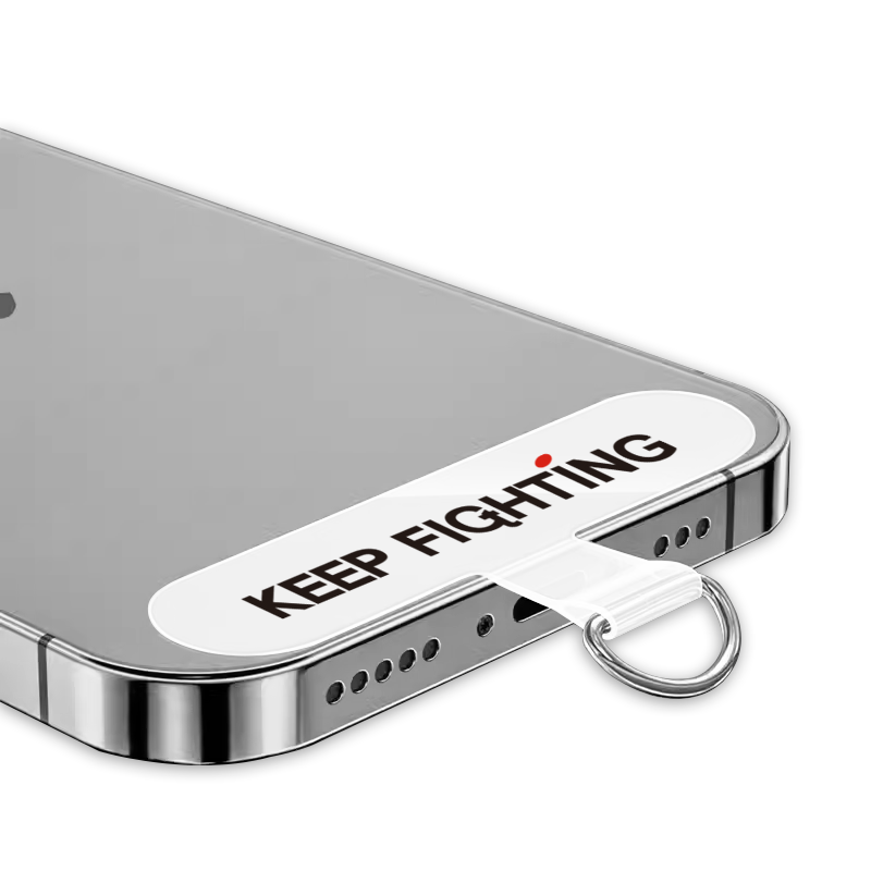 【KEEP FIGHTING】手機掛繩夾片 二入組 (共三色)