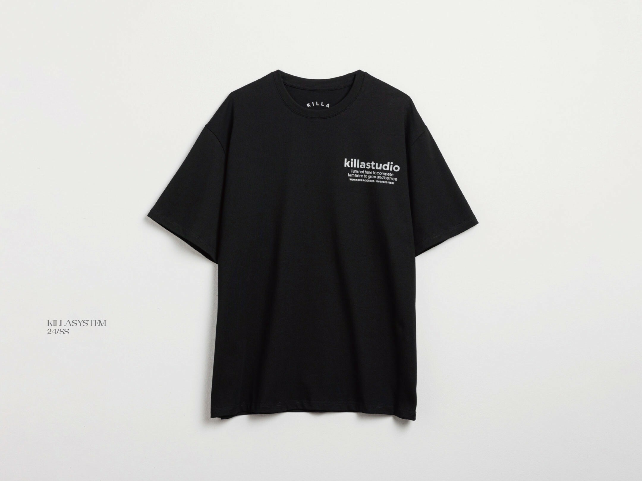 Killa system短袖-3m反光黑色-門市獨賣款
