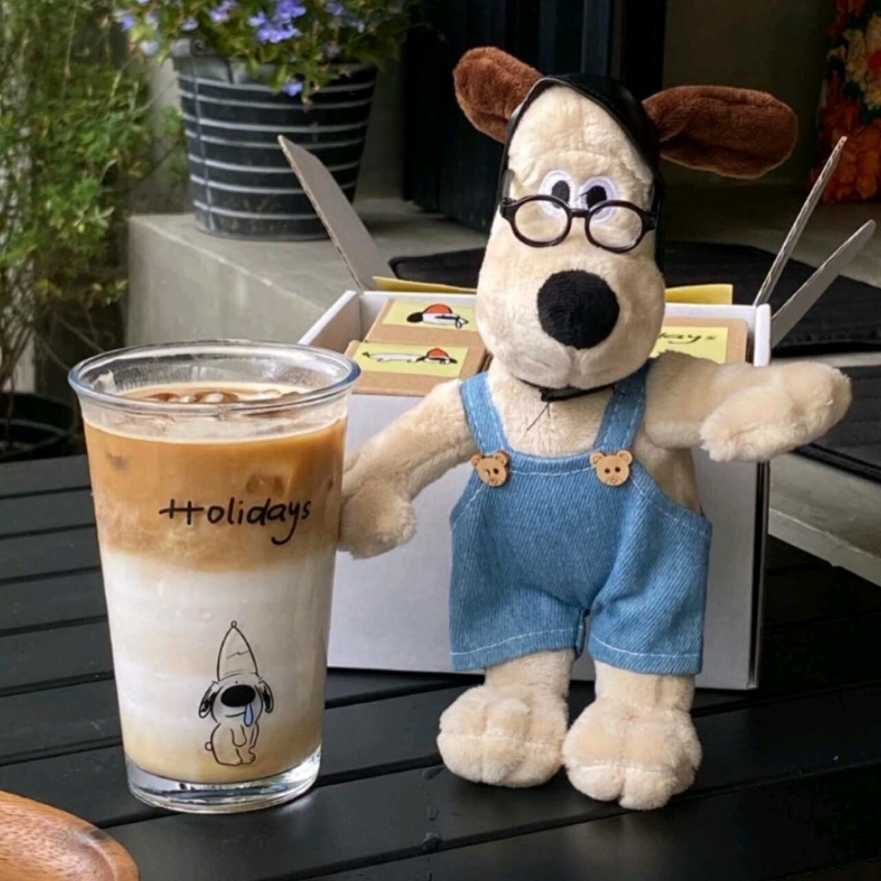 《71544》阿高掌門狗(吊帶褲)(麵包)23cm