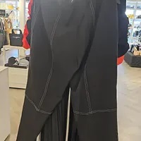 [S] KARL LAGERFELD TROUSER,BLACK, L4EK9221-BLK [FINAL SALE] (SKL1072)