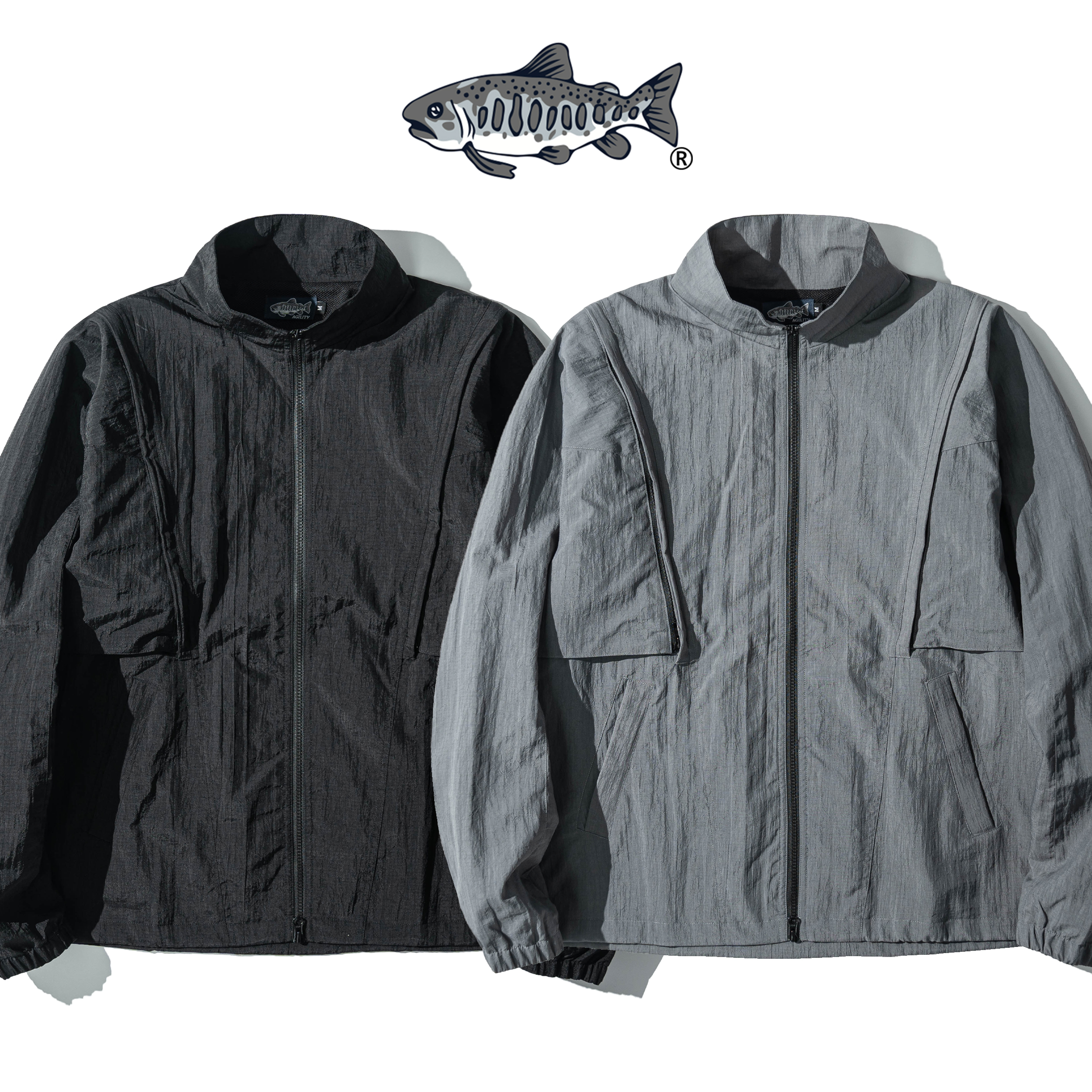 AGILITY 2 Way Detachable-Sleeves Jacket 金屬尼龍 可拆袖 風衣外套 [DSJ]