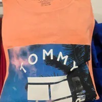 [S] TOMMY HILFIGER TH BEACH VIBE GRAPHIC T-SHIRT [FINAL SALE],PEACH, 78JB088-800 (STH695)