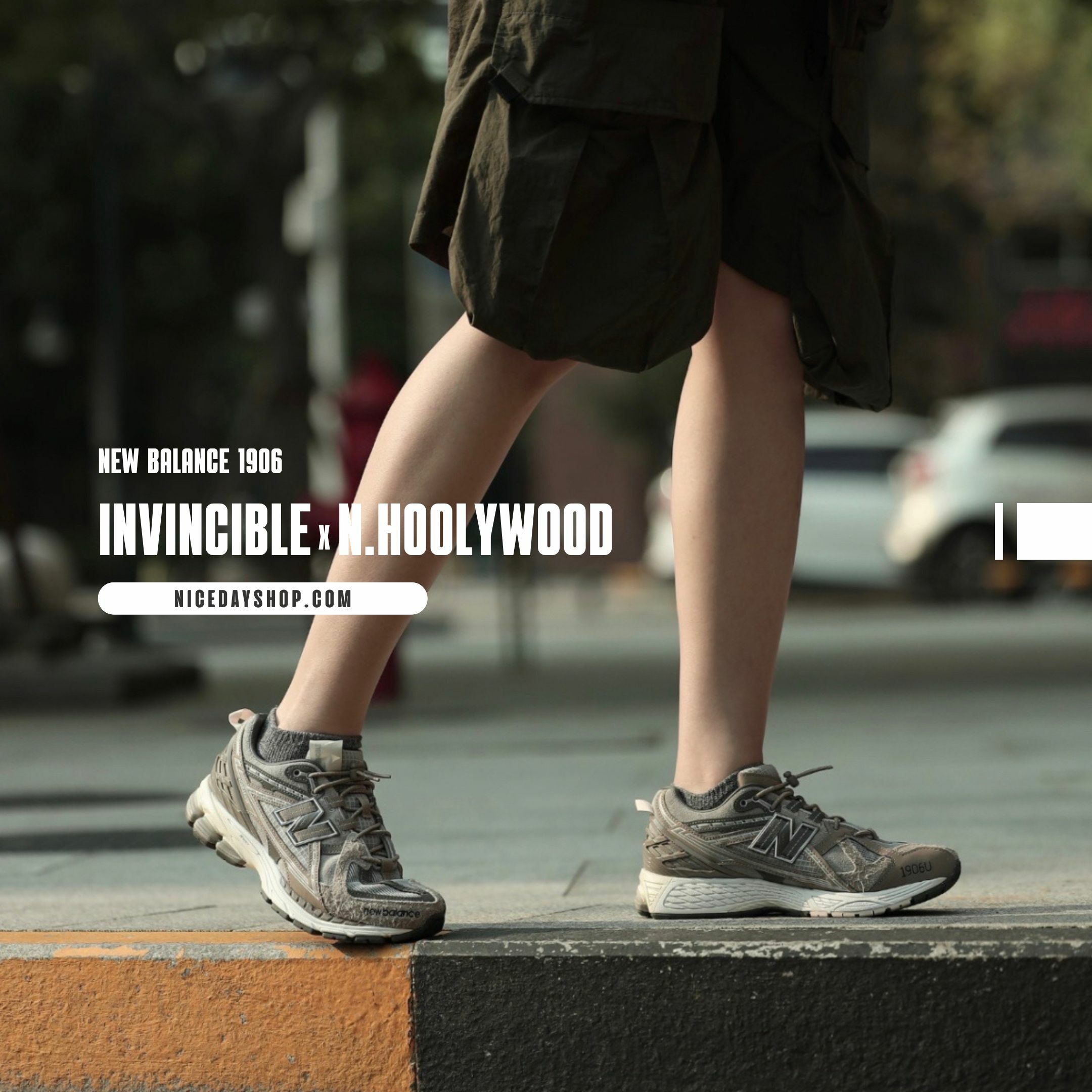 NICEDAY 代購 N.Hoolywood x Invincible x New Balance 1906R Grey Titan 三方聯名 灰