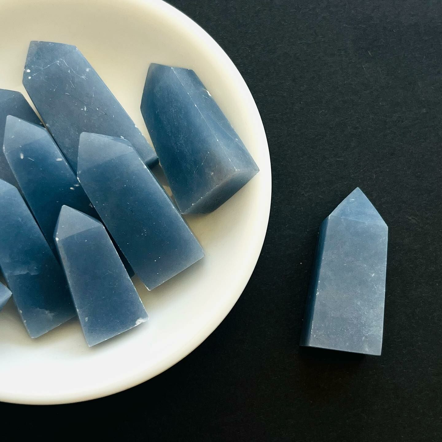 [原石] 天使石 硬石膏 水晶柱