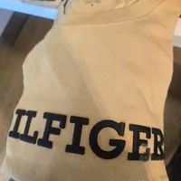 [S] TOMMY HILFIGER EMBROIDERED MONOTYPE LOGO T-SHIRT [FINAL SALE],BEIGE, 78JA900-260 (STH701)