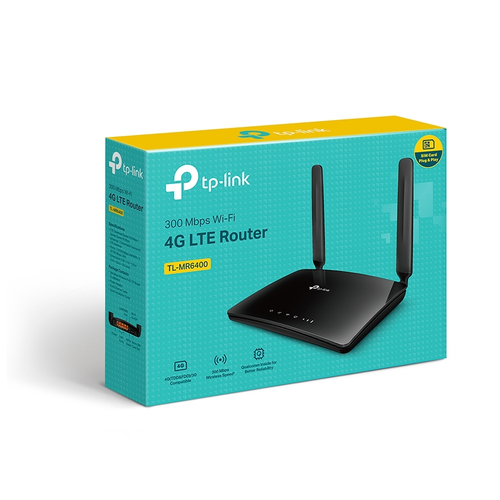 TP-Link 300Mbps Wireless N 4G LTE Router TL-MR6400 路由器