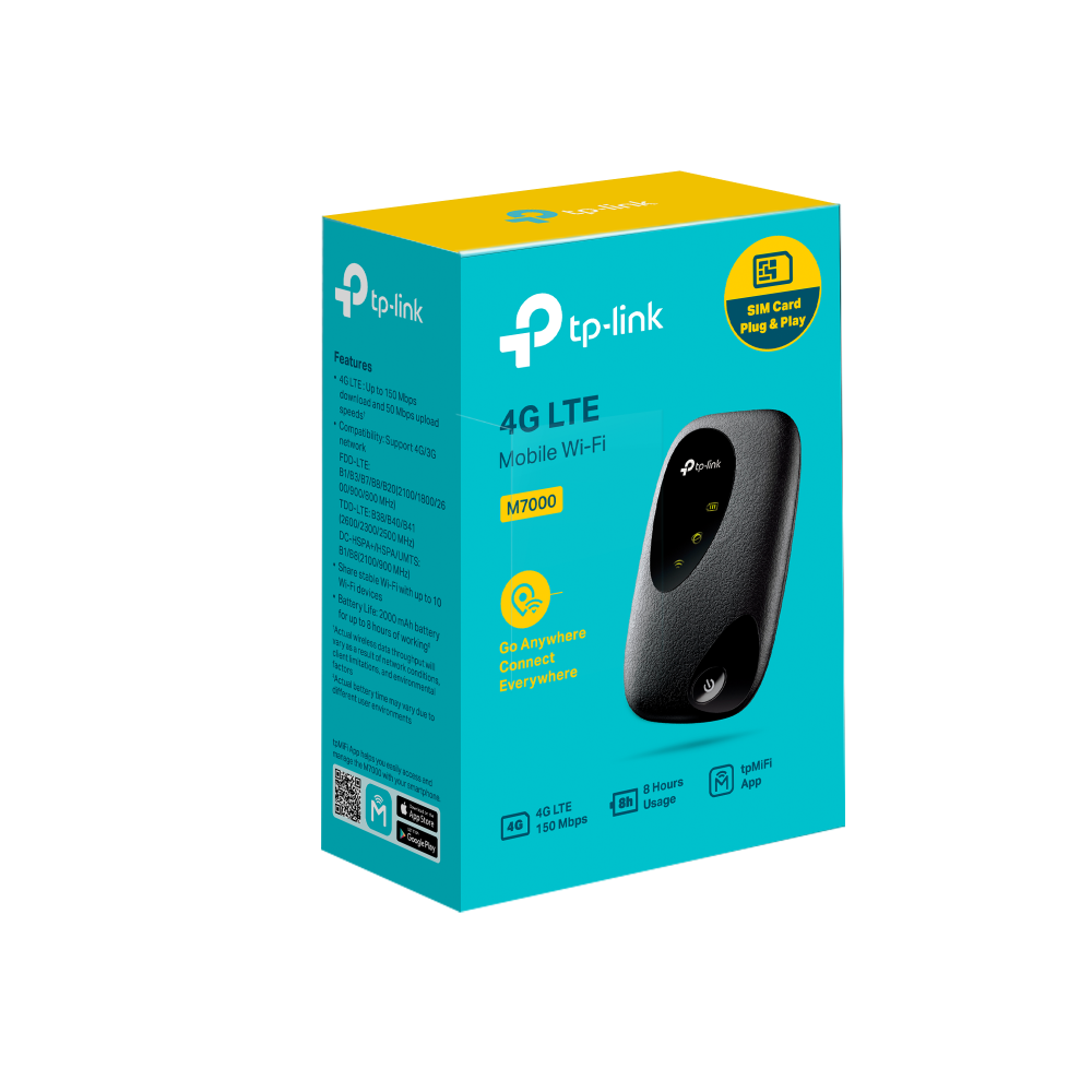 TP-Link 4G LTE Mobile Wi-Fi M7000 行動Wi-Fi分享器