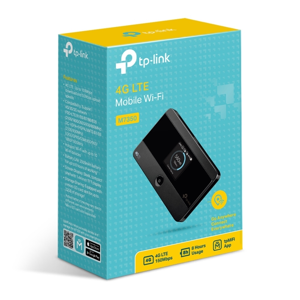 TP-Link LTE-Advanced Mobile Wi-Fi M7350 進階版LTE 行動Wi-Fi分享器