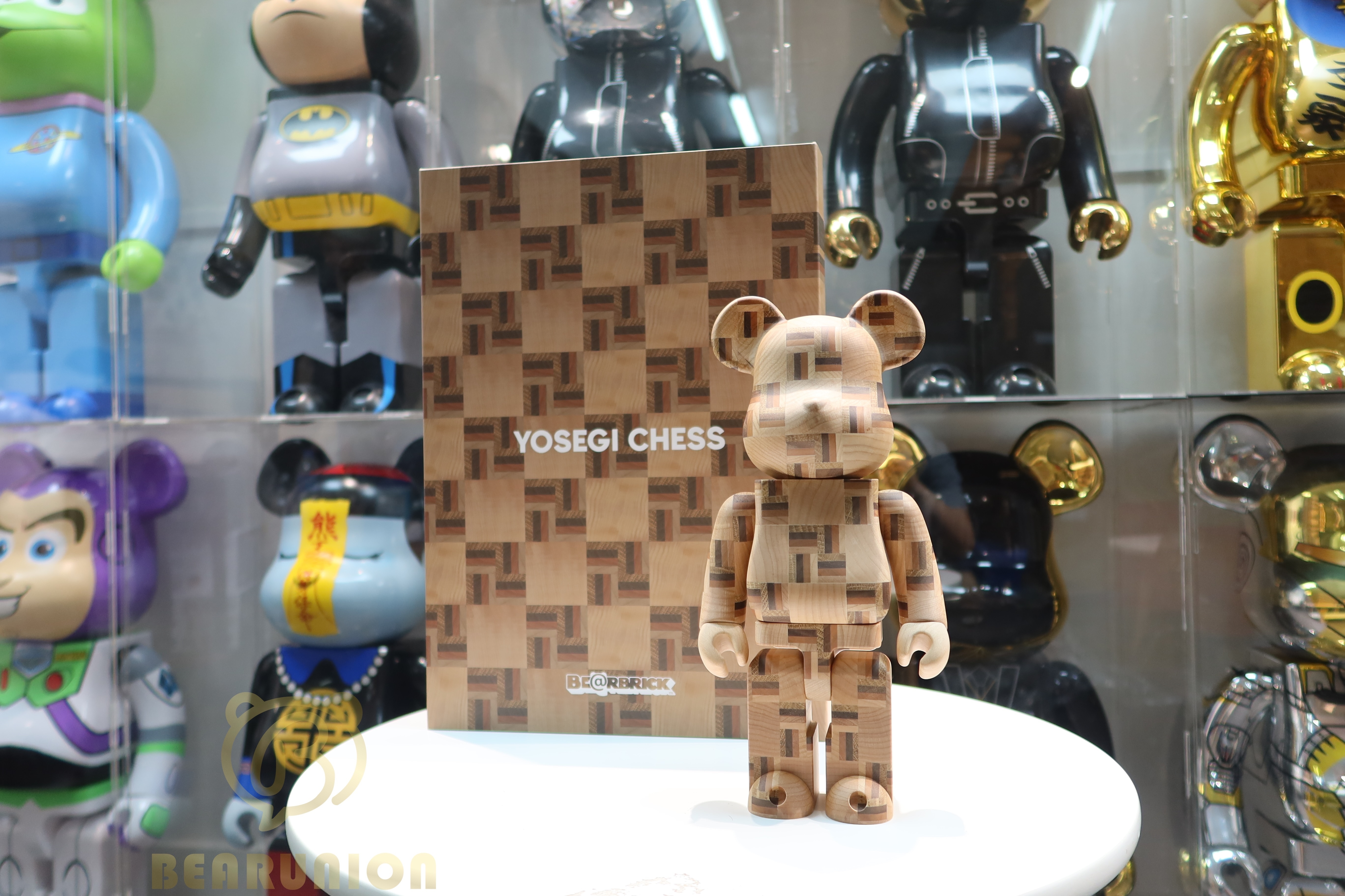🥇現貨🥇Bearbrick 400% カリモク 寄木 CHESS