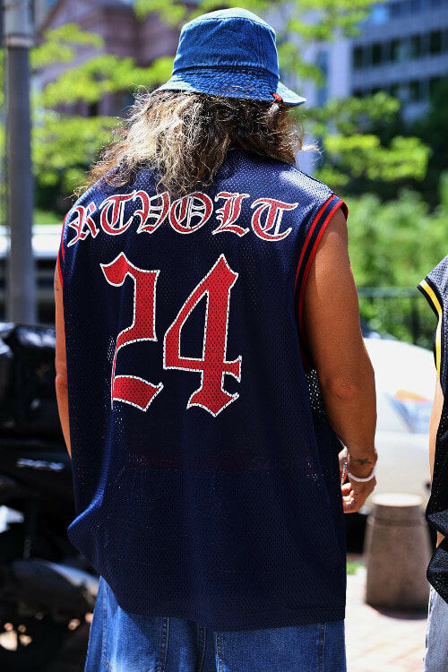 聖人網眼運動衫背心