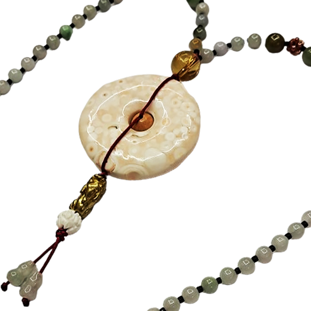 龍宮舍利平安扣玉項鍊【十方】130987