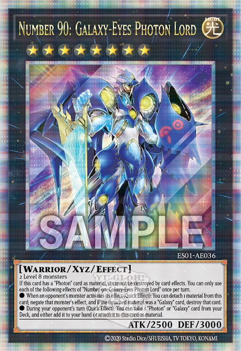 ES01-AE036 Number 90: Galaxy-Eyes Photon Lord(No.90 銀河眼光子卿)