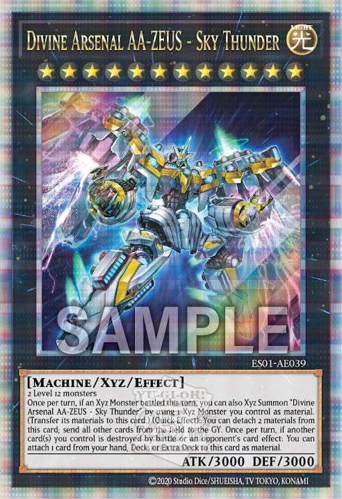 ES01-AE039 (UR/UTR)Divine Arsenal AA-ZEUS - Sky Thunder(天霆號 阿宙斯)