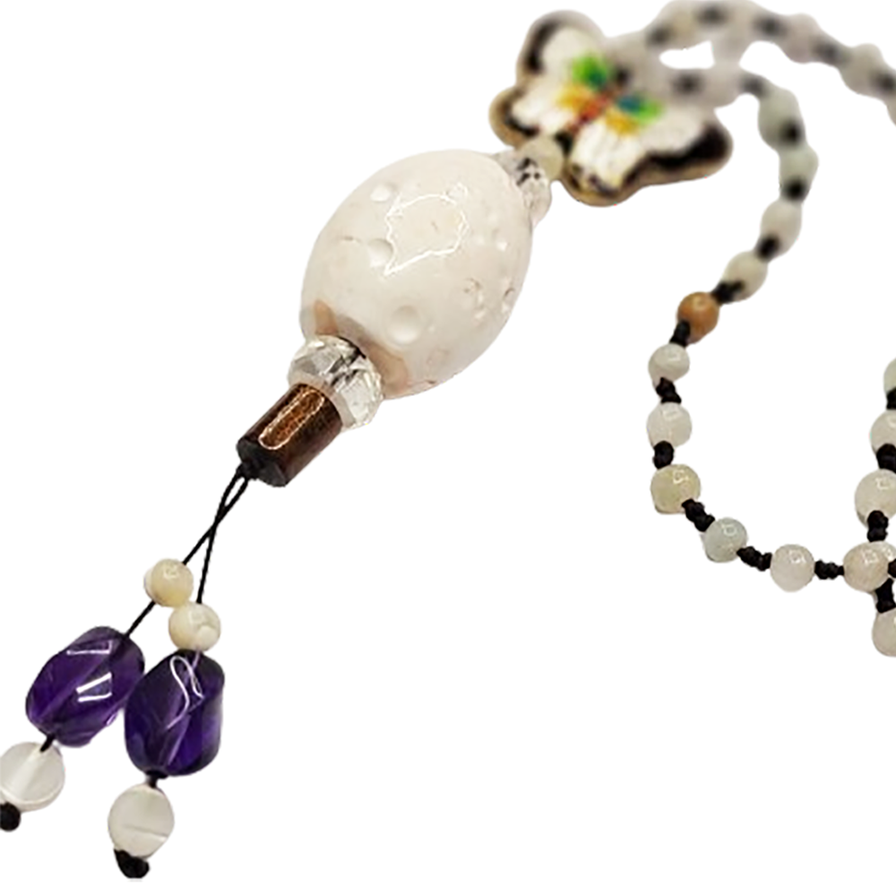 蝴蝶&龍宮舍利天珠項鍊【十方】131536