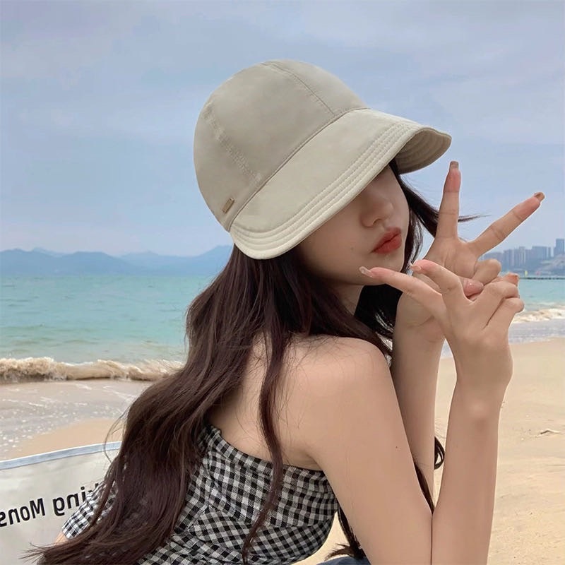 寬帽簷遮陽帽/二色/二款