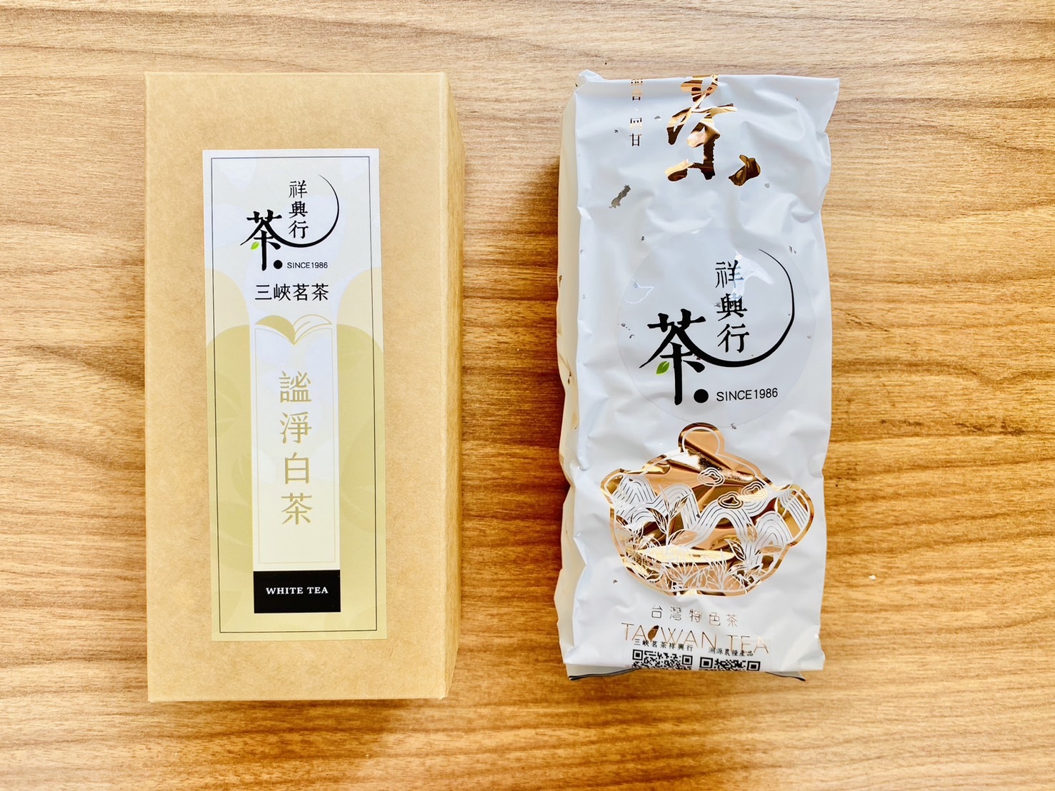 三峽茗茶祥興行｜謐淨白茶二年茶【75g/盒】