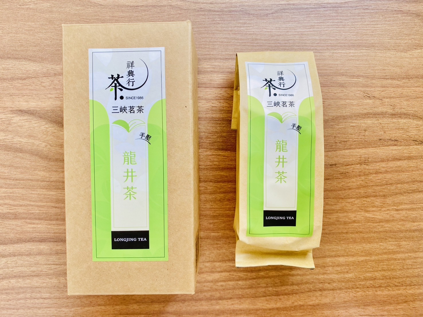 三峽茗茶祥興行｜手做龍井茶【60g/盒】