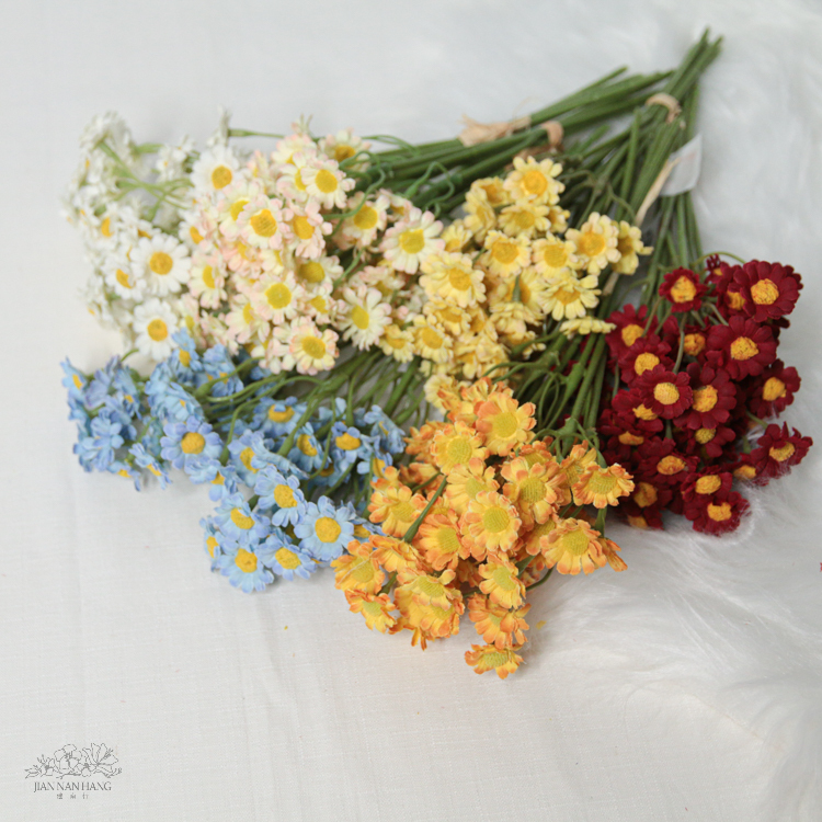 人造花 手扎洋甘菊 6色