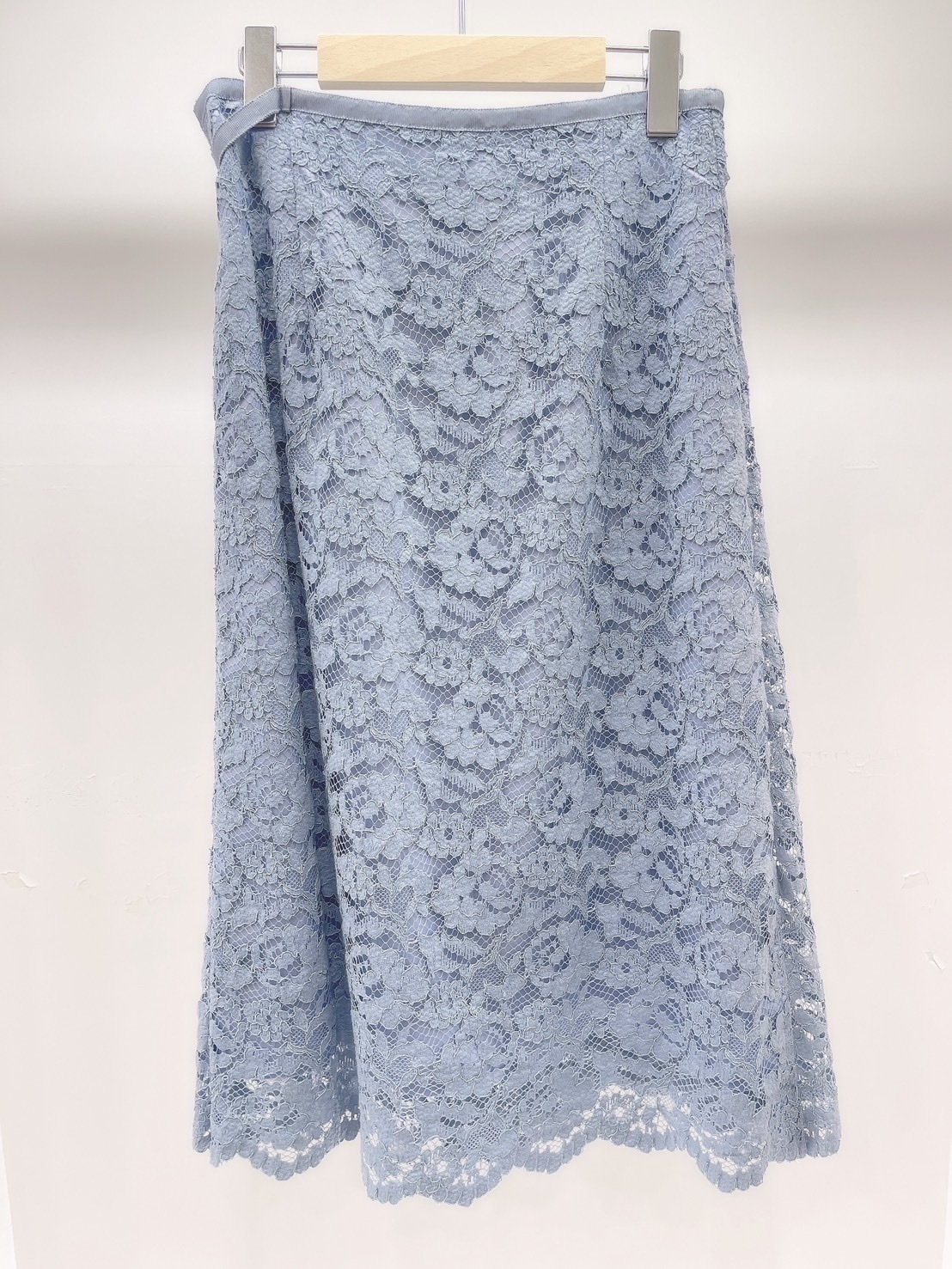 藍lace裙