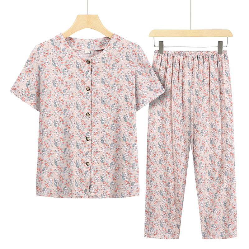 熱推老年人短袖套裝( XL-4XL碼 18號色）【下單後請聯絡客服確認發貨尺碼】