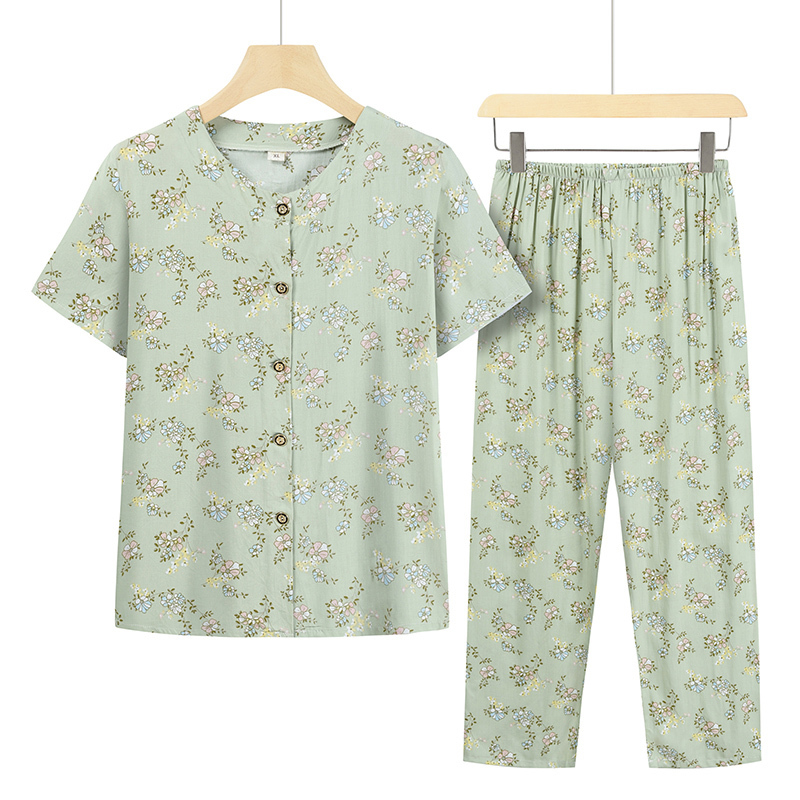 熱推老年人短袖套裝( XL-4XL碼 22號色）【下單後請聯絡客服確認發貨尺碼】