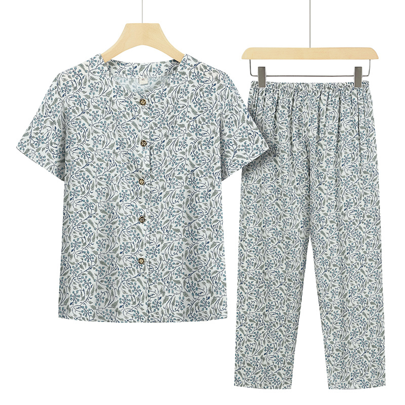 熱推老年人短袖套裝( XL-4XL碼 23號色）【下單後請聯絡客服確認發貨尺碼】