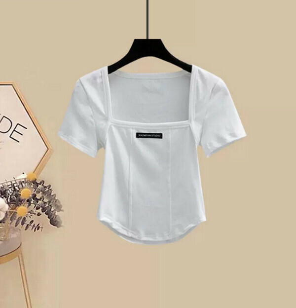 Women's - T-Shirt#Single Piece (White) (M-4XL) (Contact customer service to confirm size after placing an order) 