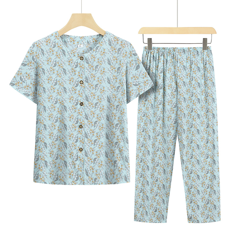 熱推老年人短袖套裝( XL-4XL碼 24號色）【下單後請聯絡客服確認發貨尺碼】
