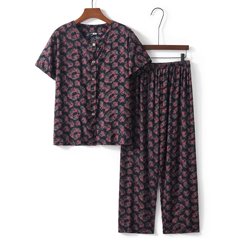 熱推老年人短袖套裝( XL-4XL碼 11號色）【下單後請聯絡客服確認發貨尺碼】