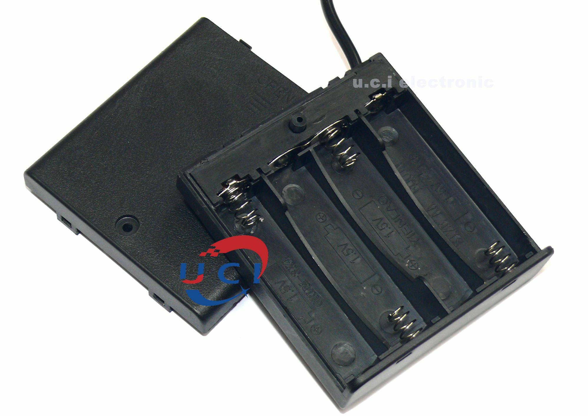 【UCI電子】 (二V-4)  3號4節帶USB電池座 帶蓋帶開關 3號4節帶USB電池盒