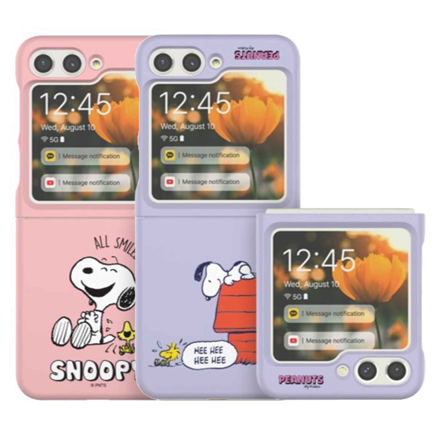 Snoopy - Hard Ring Case - 貼身手機硬殼 Samsung Flip 6 / 5 TY