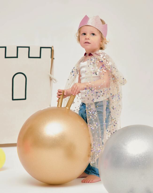 RATATAMKIDS 閃亮彈跳球 Glitter jumping ball – Gold