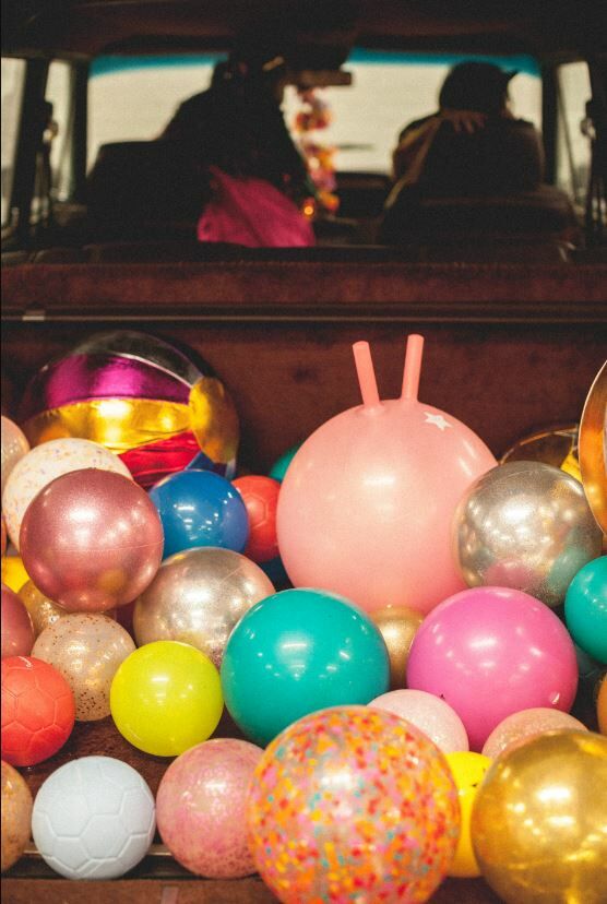 RATATAMKIDS 閃亮彈跳球 Summer glitter balloon – Pink