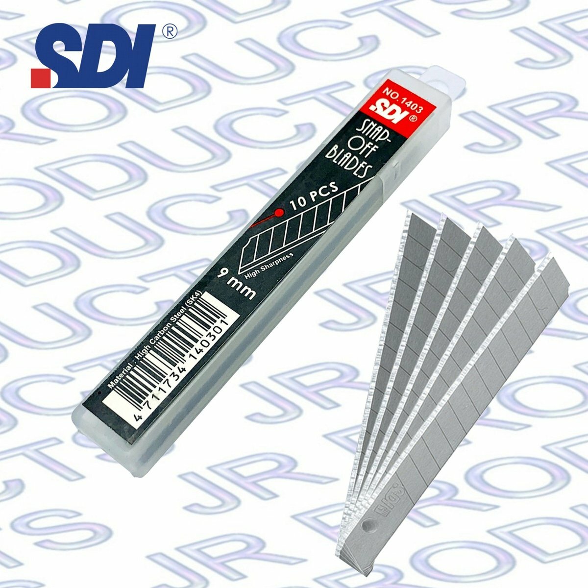 SDI - 台灣手牌 專用刀片(10片裝) 9mm #1403