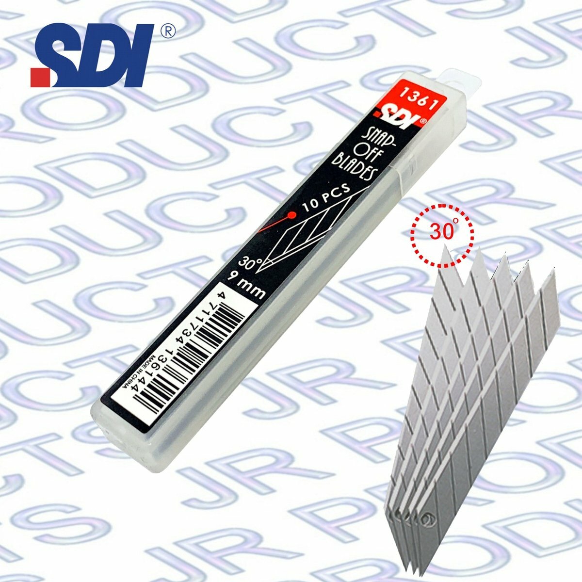 SDI - 台灣手牌 30度專用刀片(10片裝) 9mm #1361