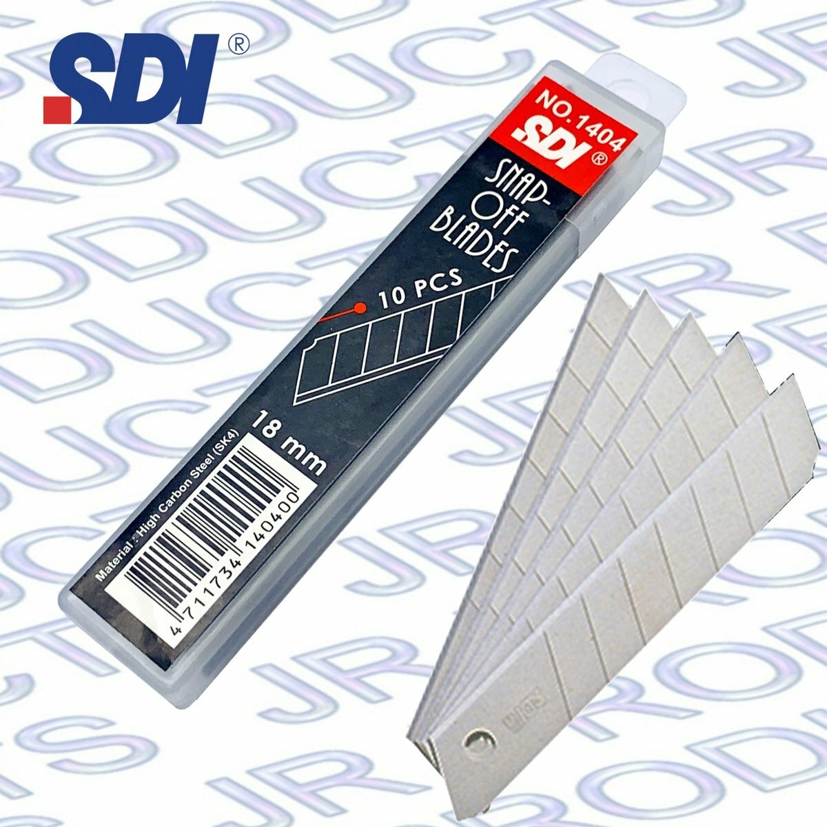 SDI - 台灣手牌 專用刀片(10片裝) 18mm #1404