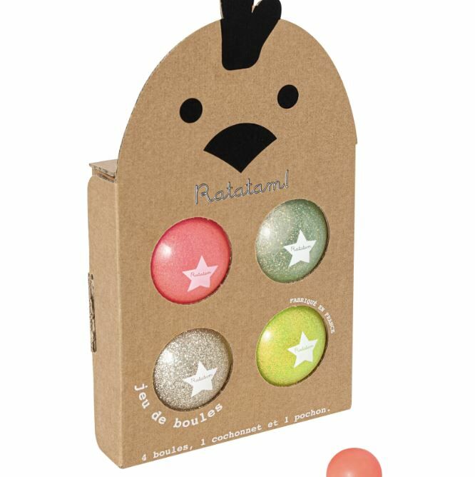 RATATAMKIDS 滾球遊戲球組 Summer glitter ball set – Multicolor