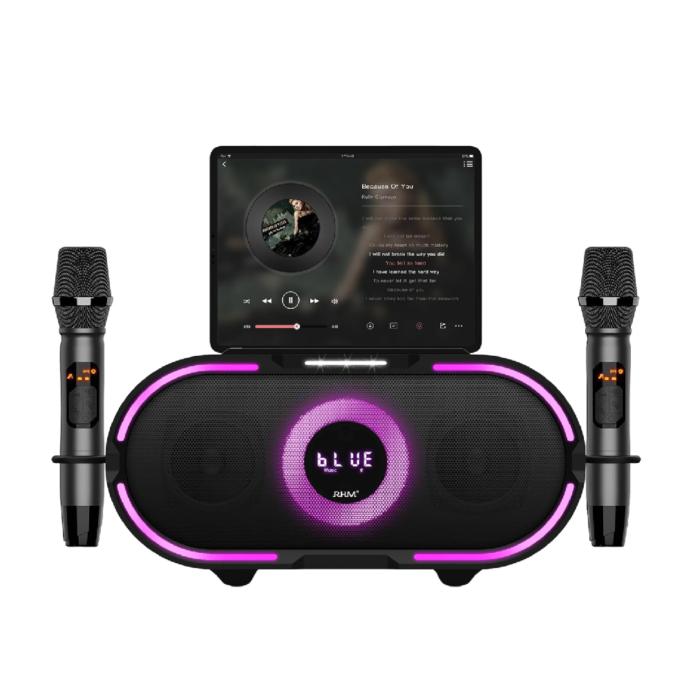 RHM皇馬 RM-K666 Amazon.co.jp: RHMポータブルカラオケサウンドワイヤレスマイク