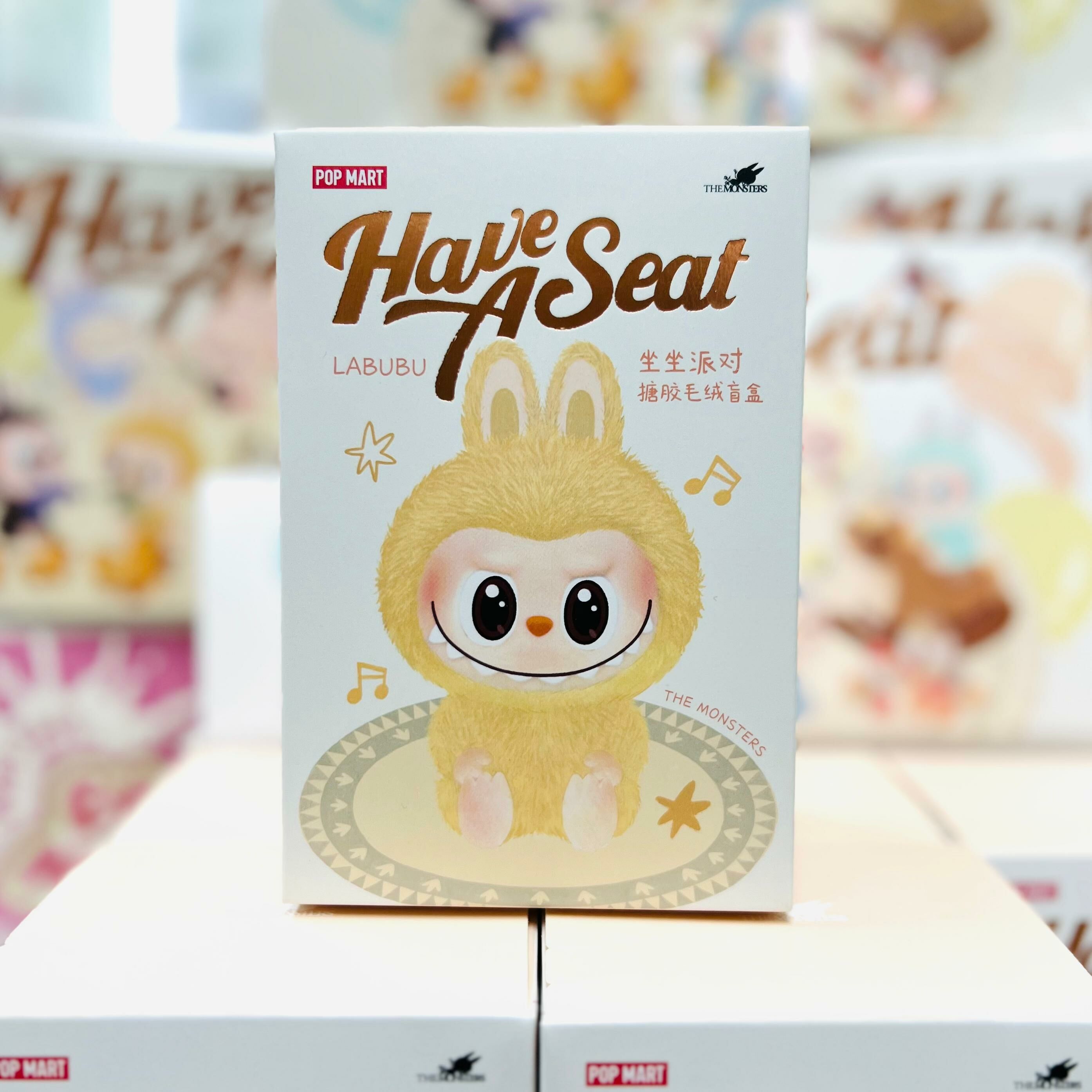LABUBU The Monster - Have A Seat Vinyl Face Blind Box(P