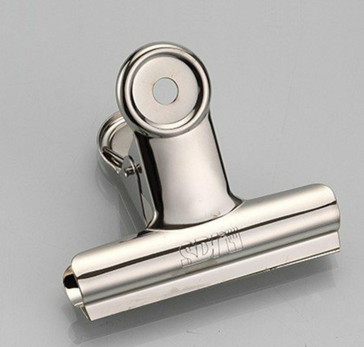 SDI - 台灣手牌 圓型3寸銀鋼夾 (6個裝) #0200